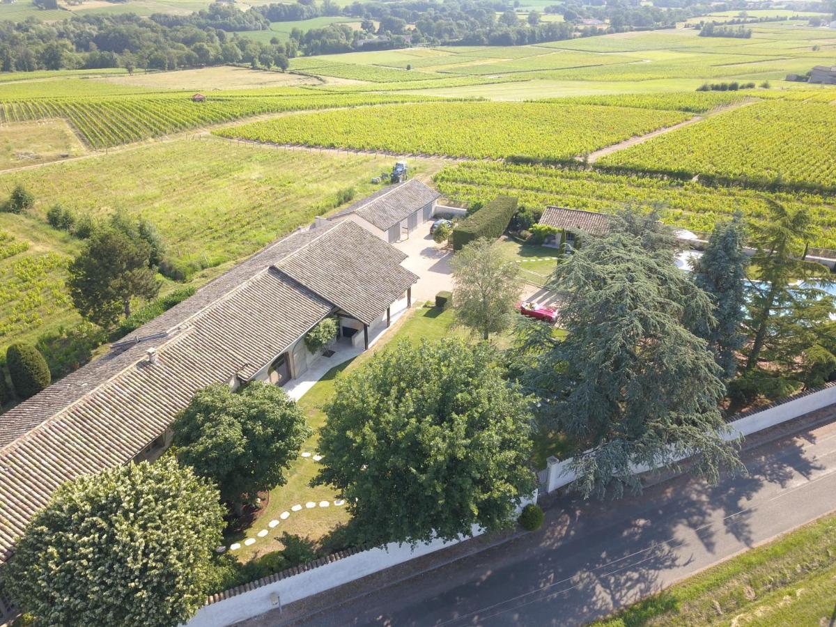Bed and Breakfast Le Bel Air De Saint Jean Belleville-en-Beaujolais Exterior foto